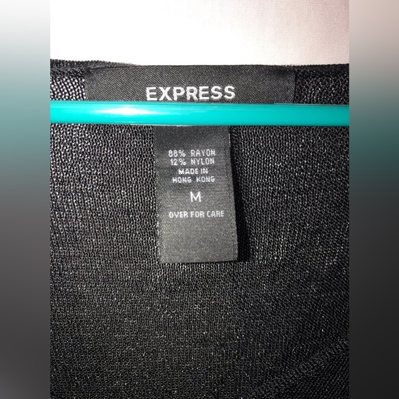 Express top size M. Black with silver sparkle’s - Picture 7 of 7
